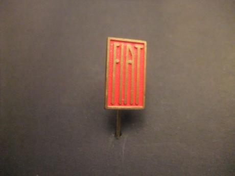 Fiat auto logo rood metaal